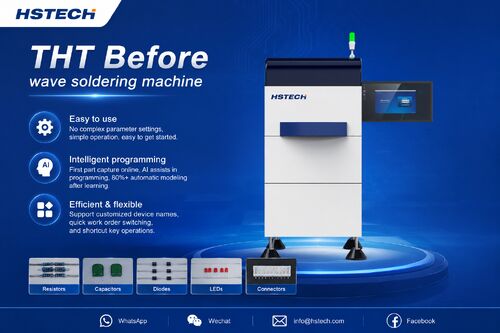 最新の企業ブログについて THT Before Wave Soldering AOI システム – SMT および THT 生産ライン向けの自動 PCB 検査