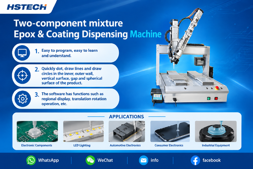 最新の企業ブログについて New Table‑Top Two‑Component AB Glue Dispensing Machine Released for Precision Industrial Adhesive Applications