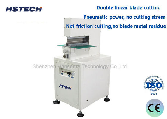 良い価格 低切断力ストレスのPneumatic Driven Blade Metal VカットPCBデパネライザー オンライン