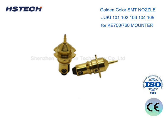 良い価格 ASM E35017210A0 ゴールデンカラー SMT NOZZLE JUKI 101 102 103 KE750/760 マウンタのために オンライン
