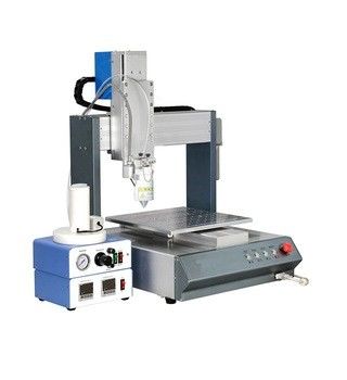 良い価格 デスクトップ 3 軸 300mm/s 速度と 0.02mm 繰り返し精度を持つ PUR 粘着剤配送機 オンライン