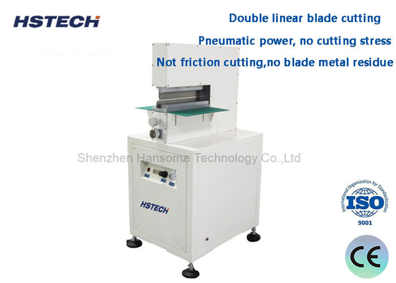 良い価格 低切断力ストレスのPneumatic Driven Blade Metal VカットPCBデパネライザー オンライン