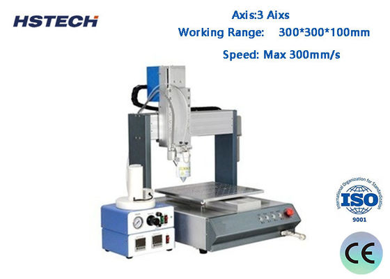 良い価格 自動デスクトップ 3 軸 PUR 接着剤配送機 300mm/s 速度と 0.02mm 繰り返し精度 オンライン
