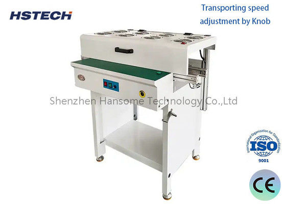 良い価格 アルミ合金レール LEDボタン制御 SMTコンベア 静電対策フラットベルト付き PCBハンドリング用 オンライン